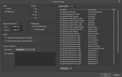 Altium Settings